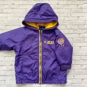 Vintage LSU Kids Purple Windbreaker Jacket